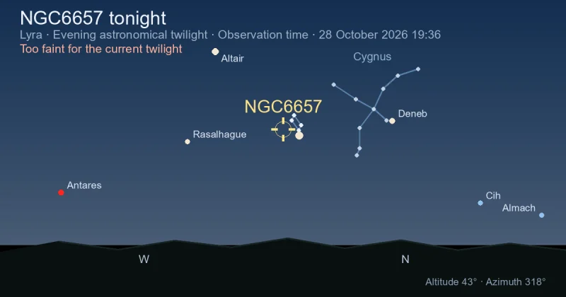 NGC6657 tonight