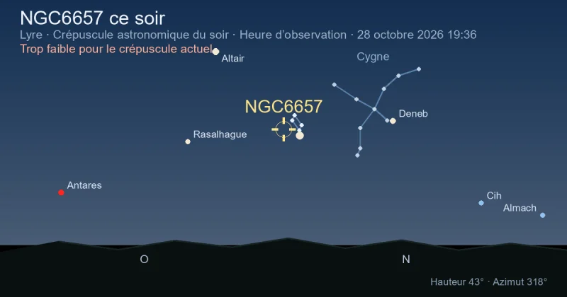 NGC6657 ce soir