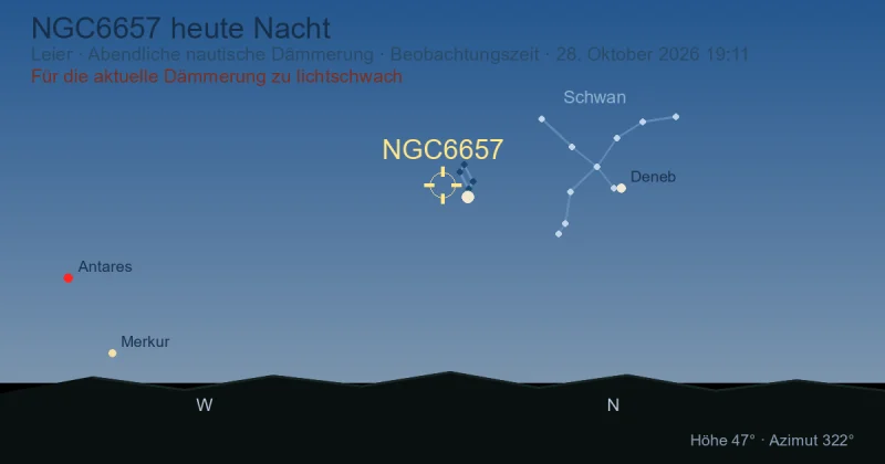 NGC6657 heute Nacht