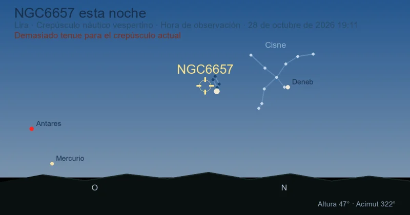 NGC6657 esta noche