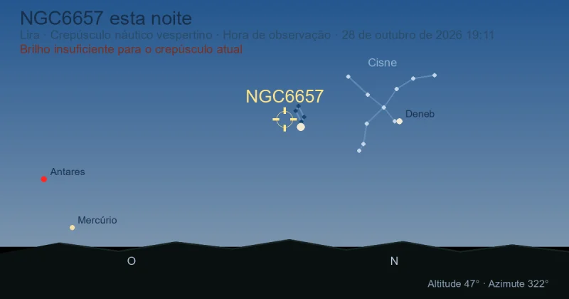 NGC6657 esta noite