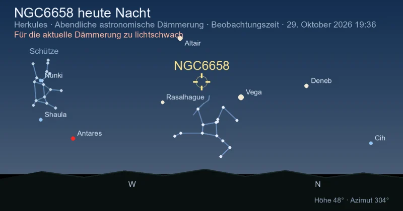 NGC6658 heute Nacht