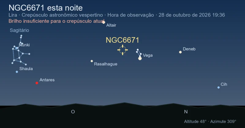NGC6671 esta noite