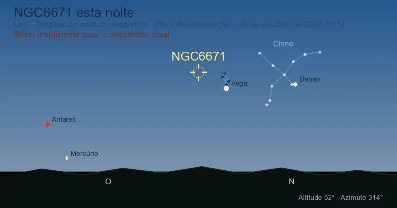 NGC6671 esta noite