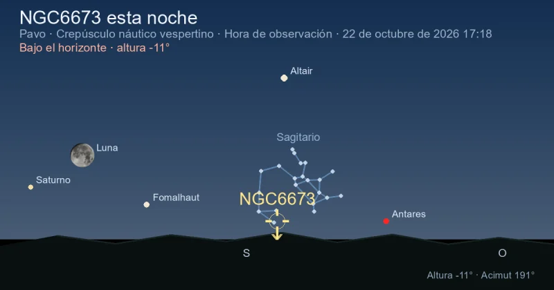 NGC6673 esta noche