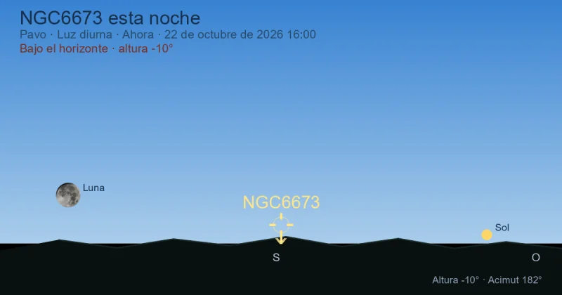 NGC6673 esta noche