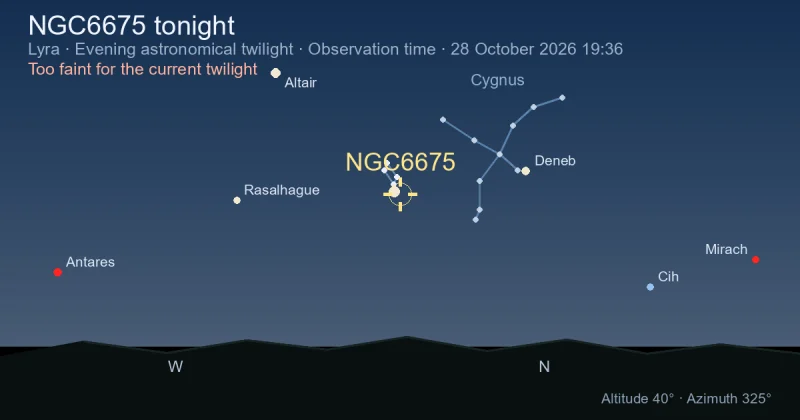 NGC6675 tonight