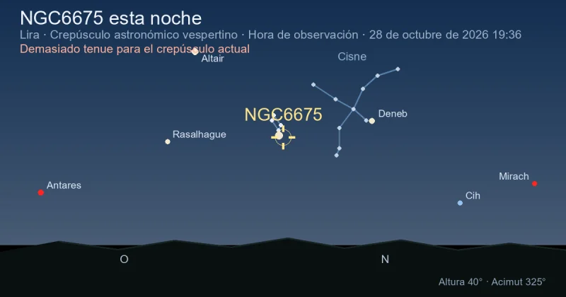 NGC6675 esta noche