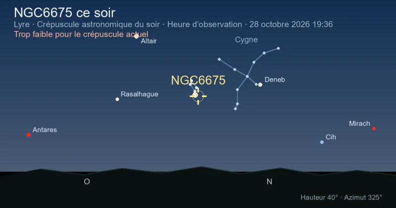 NGC6675 ce soir