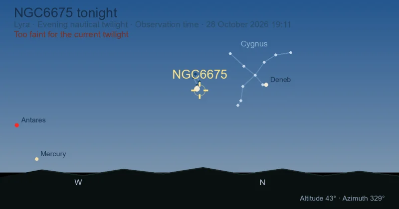 NGC6675 tonight
