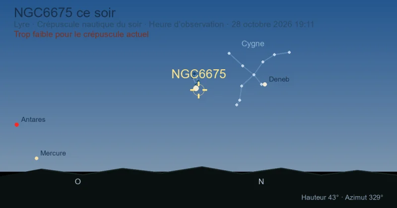 NGC6675 ce soir