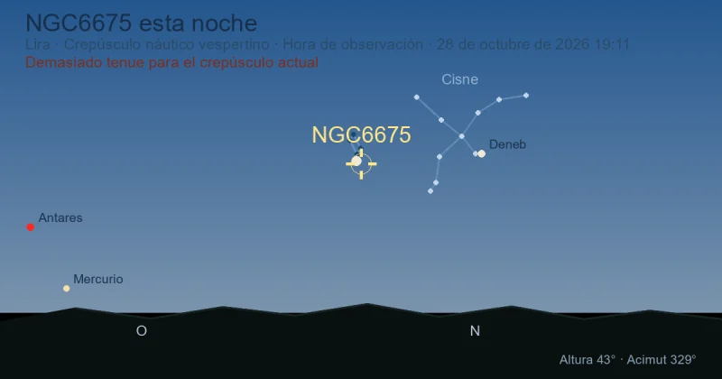 NGC6675 esta noche