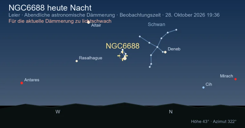 NGC6688 heute Nacht