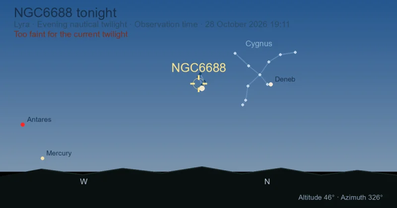 NGC6688 tonight