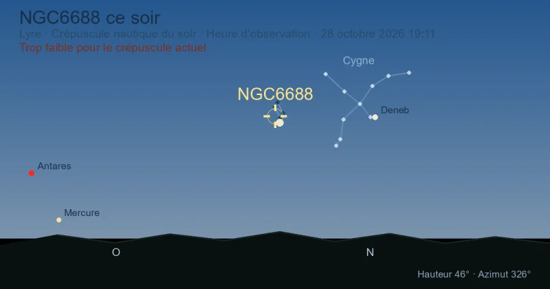 NGC6688 ce soir