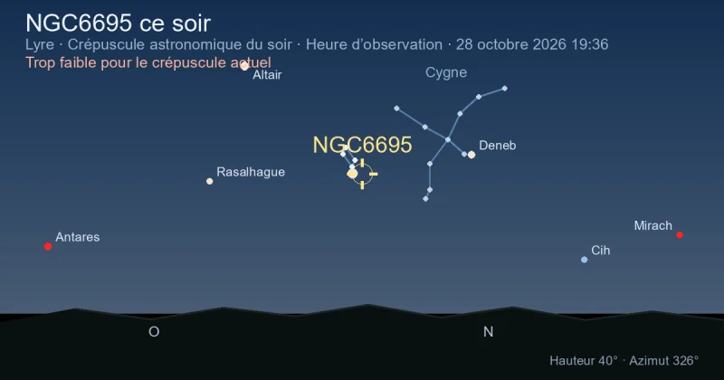 NGC6695 ce soir
