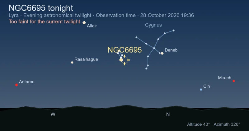 NGC6695 tonight