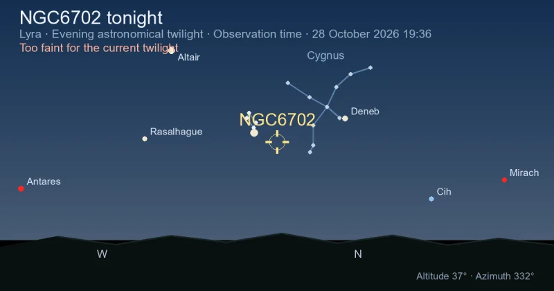 NGC6702 tonight