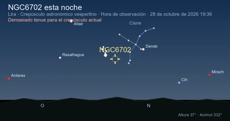 NGC6702 esta noche