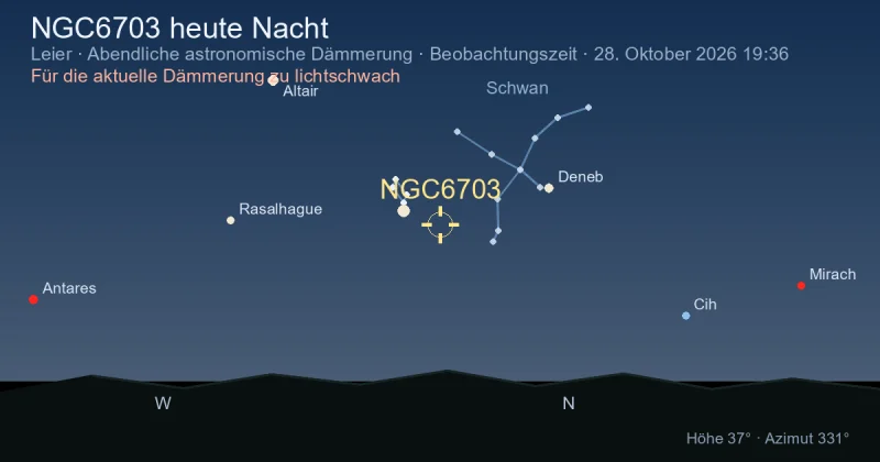 NGC6703 heute Nacht