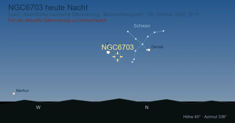 NGC6703 heute Nacht