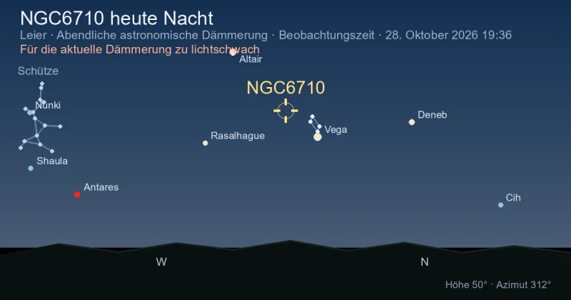 NGC6710 heute Nacht