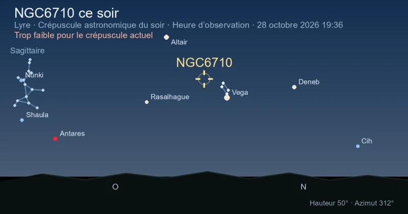 NGC6710 ce soir