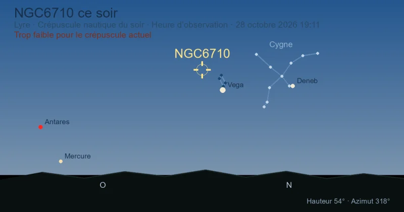 NGC6710 ce soir
