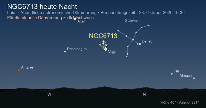 NGC6713 heute Nacht