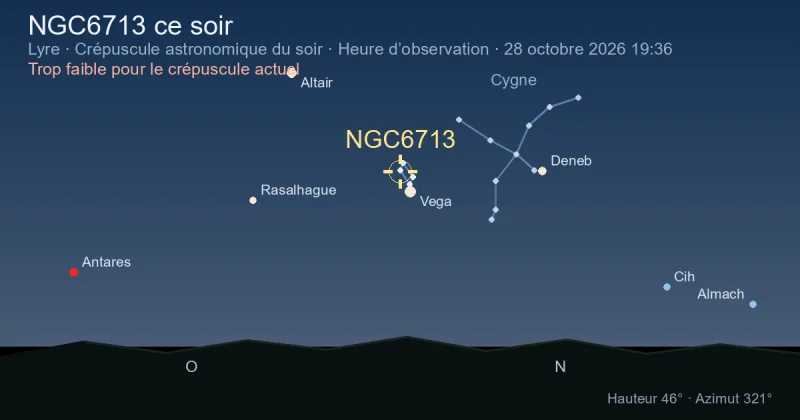 NGC6713 ce soir