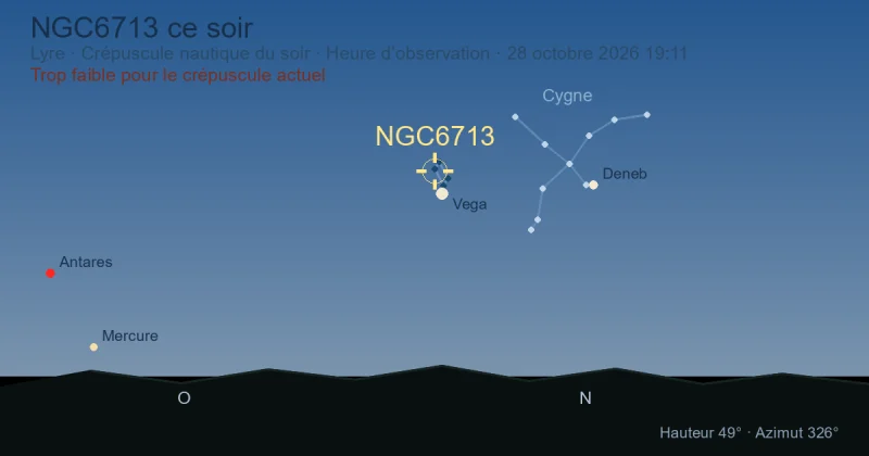 NGC6713 ce soir
