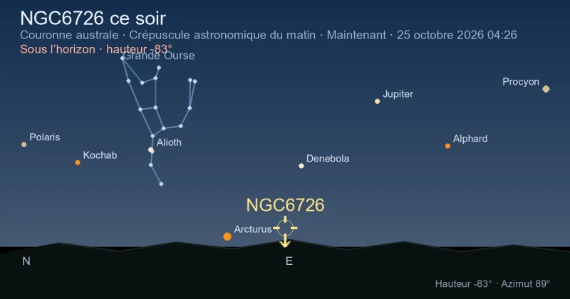 NGC6726 ce soir