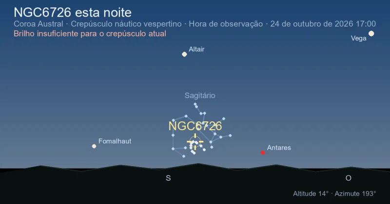 NGC6726 esta noite