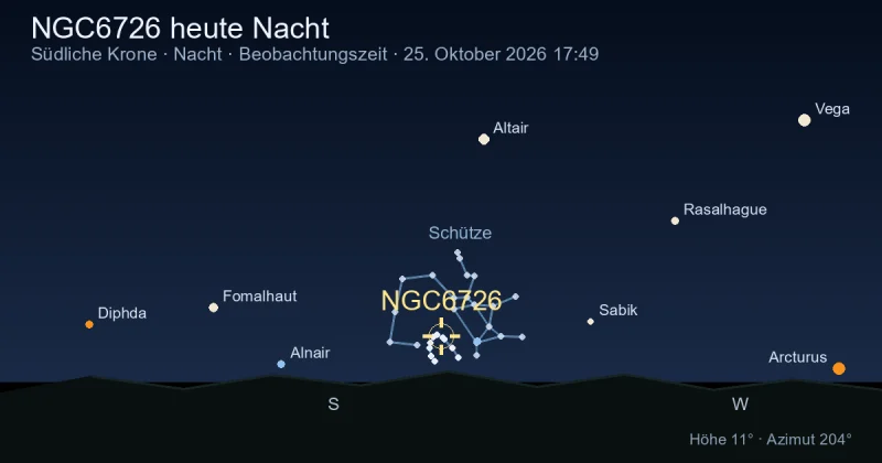 NGC6726 heute Nacht