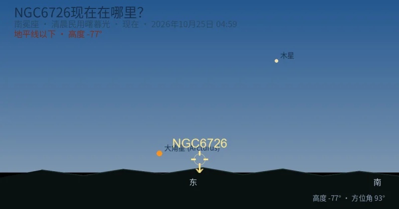 NGC6726现在在哪里？