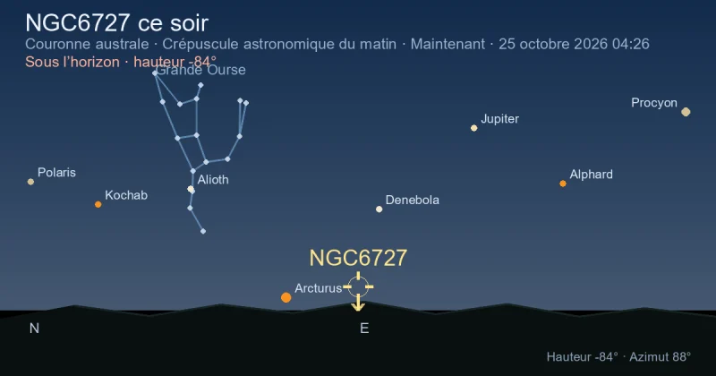 NGC6727 ce soir