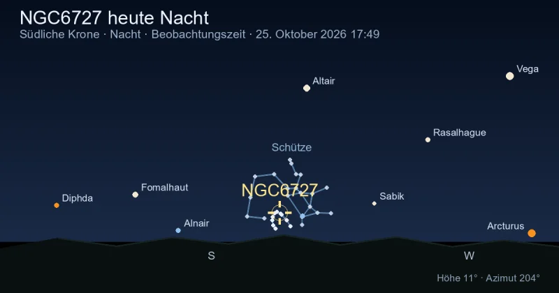 NGC6727 heute Nacht