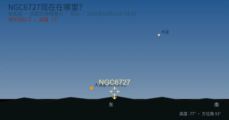 NGC6727现在在哪里？