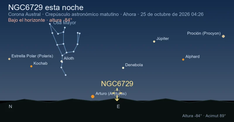NGC6729 esta noche