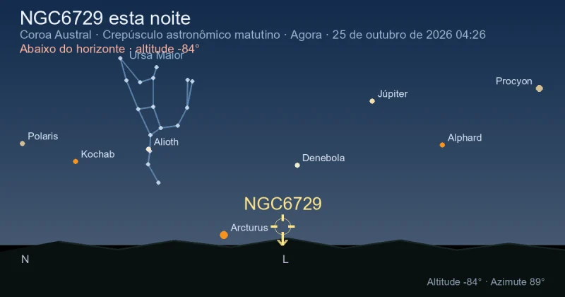 NGC6729 esta noite