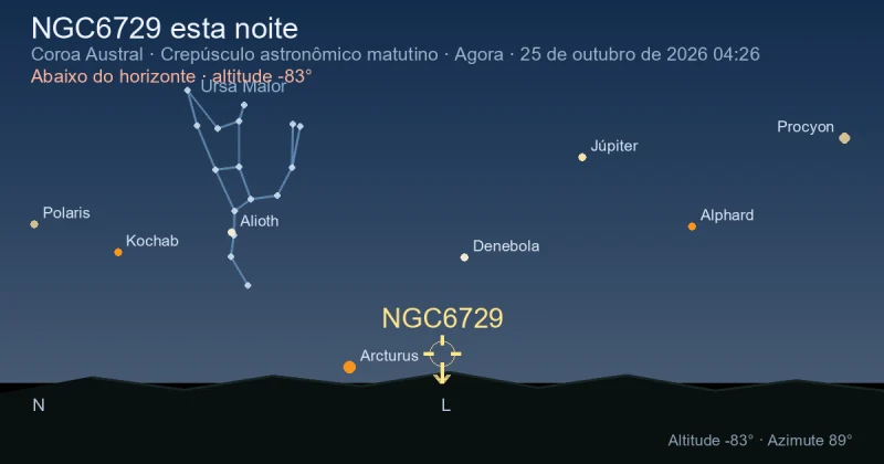 NGC6729 esta noite