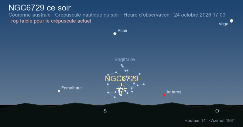 NGC6729 ce soir