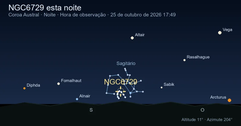 NGC6729 esta noite