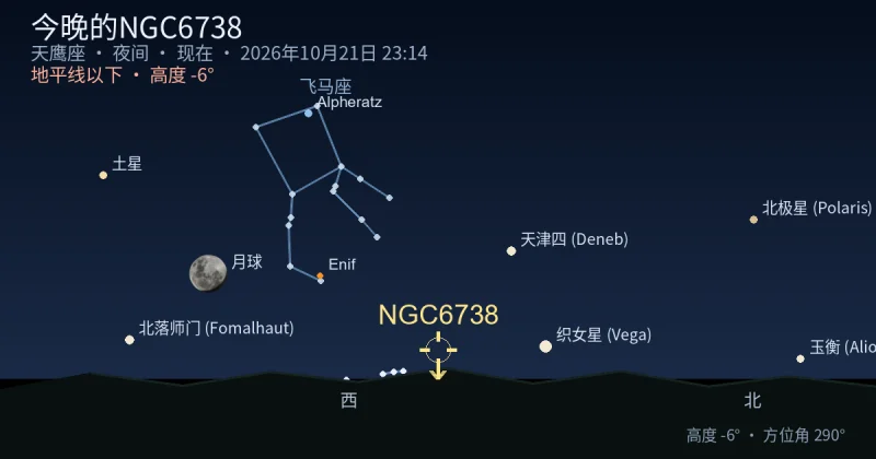 今晚的NGC6738