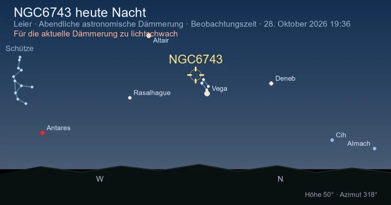 NGC6743 heute Nacht