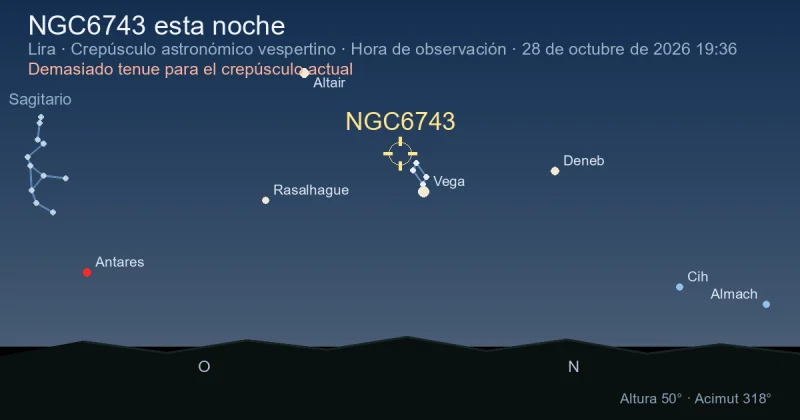 NGC6743 esta noche