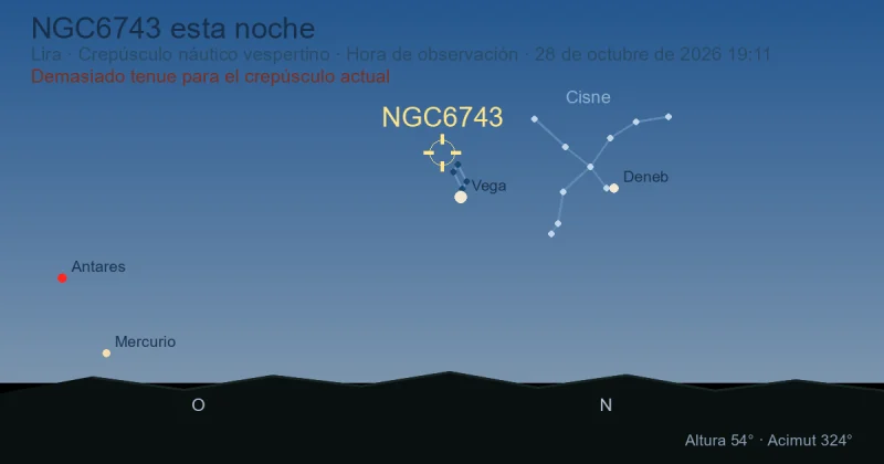 NGC6743 esta noche