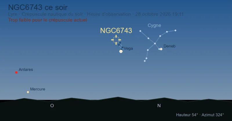 NGC6743 ce soir