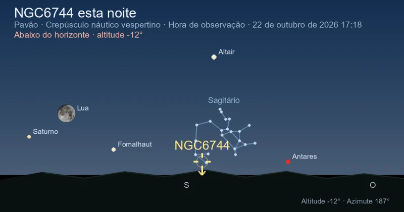 NGC6744 esta noite