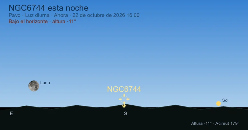NGC6744 esta noche